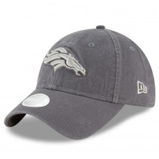 Women's Denver Broncos New Era Graphite Preferred Pick 9TWENTY Adjustable Hat 2807462